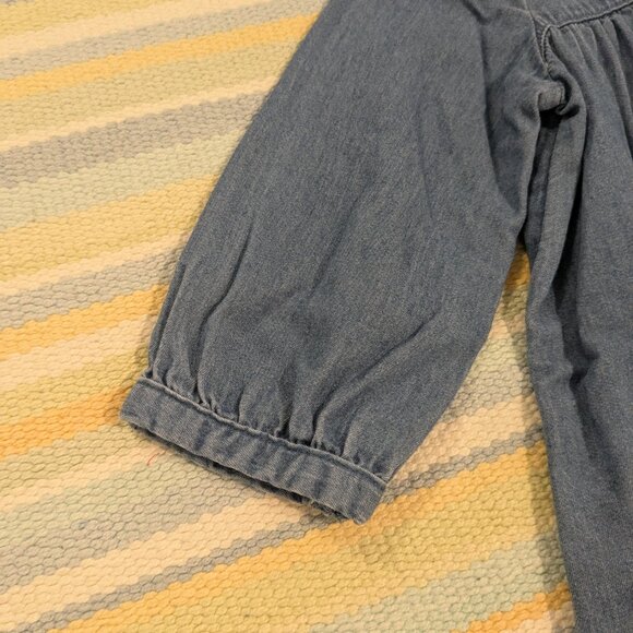 ⭐ Old Navy chambray dress size 6-12 months - Picture 4 of 5